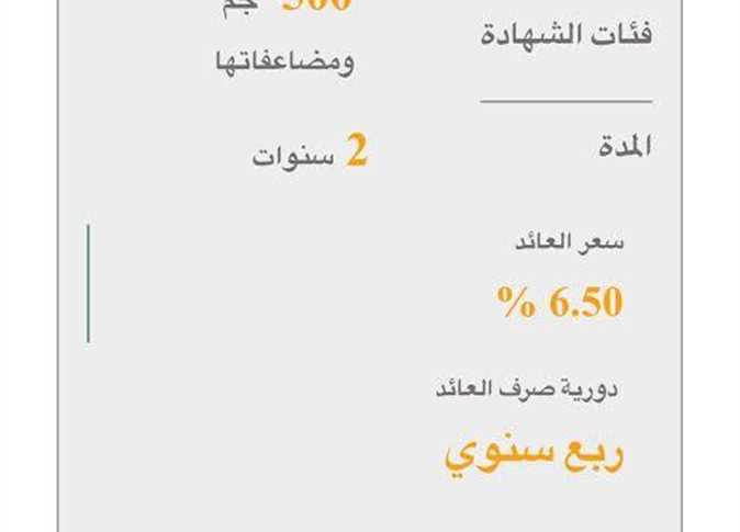 أعلى عائد شهادات في البنوك اليوم.. تعرف على الشهادة البلاتنية ذات عائد متغير