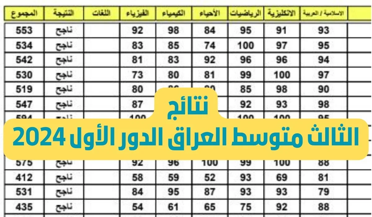 “أخيرا”.. ظهور نتائج الثالث المتوسط عبر موقع وزارة التربية العراقية epedu.gov.iq