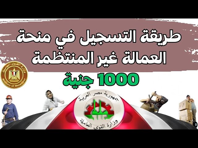 تعرف على تسجيل العمالة الغير منتظمة 1000 جنيه 2024 وشروط التسجيل