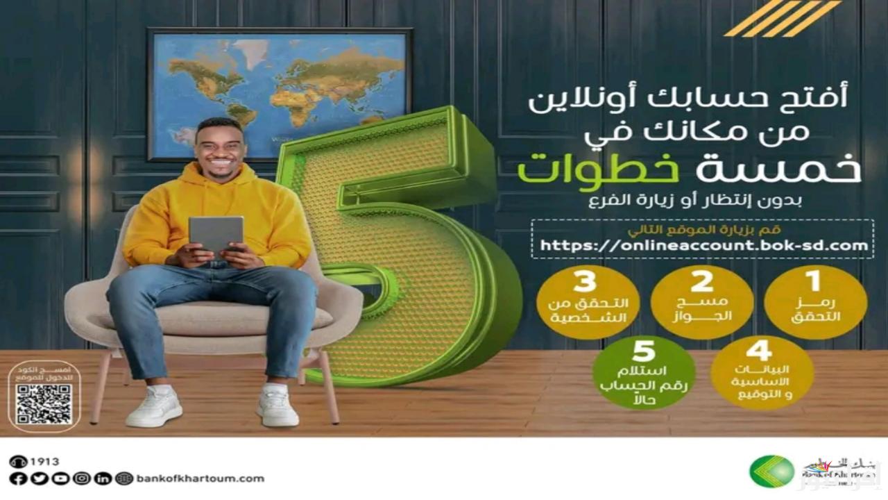 بنكك من الموبايل.. فتح حساب بنك الخرطوم اون لاين للمغتربين 2025 وأهم الشروط المطلوبة 