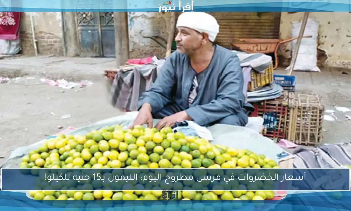 أسعار الخضروات في مرسى مطروح اليوم: الليمون بـ15 جنيه للكيلو!