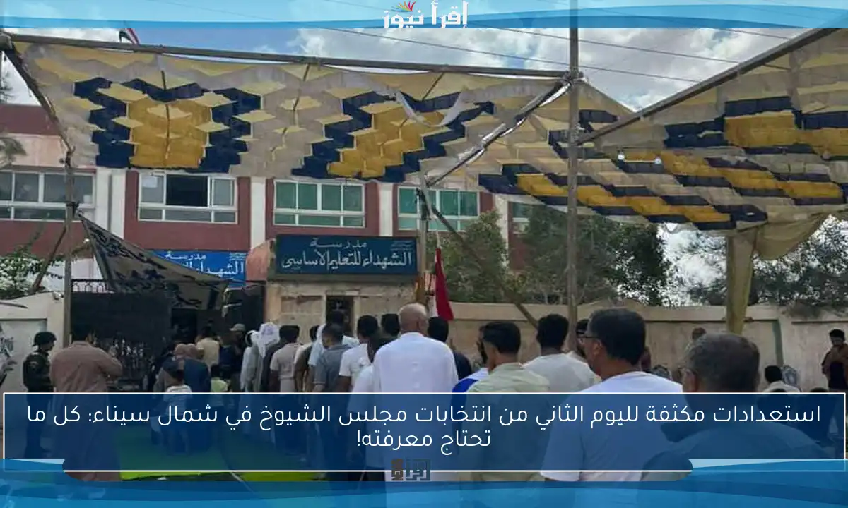استعدادات مكثفة لليوم الثاني من انتخابات مجلس الشيوخ في شمال سيناء: كل ما تحتاج معرفته!