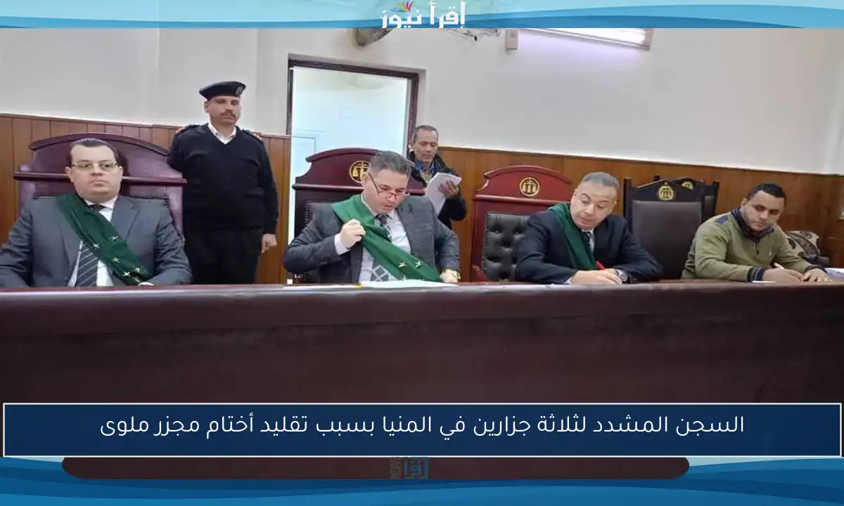 السجن المشدد لثلاثة جزارين في المنيا بسبب تقليد أختام مجزر ملوى