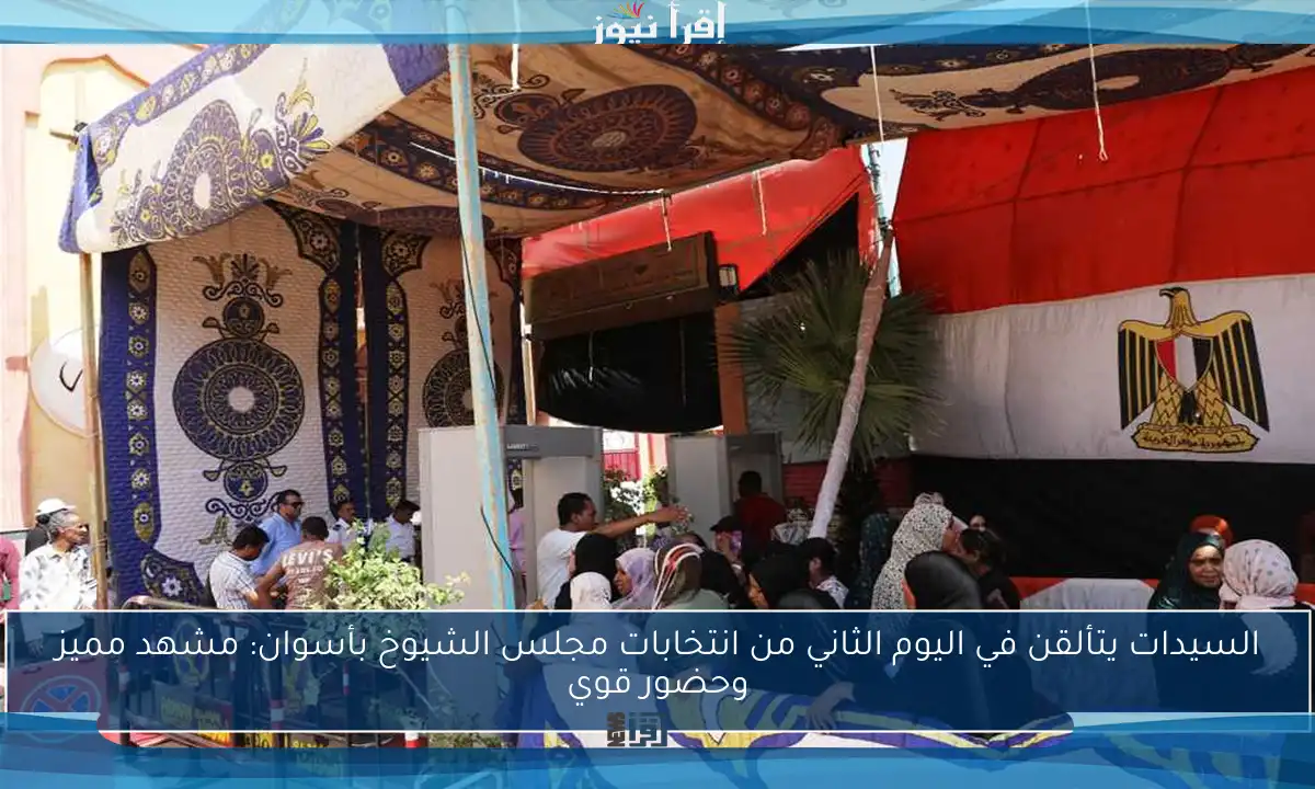 السيدات يتألقن في اليوم الثاني من انتخابات مجلس الشيوخ بأسوان: مشهد مميز وحضور قوي