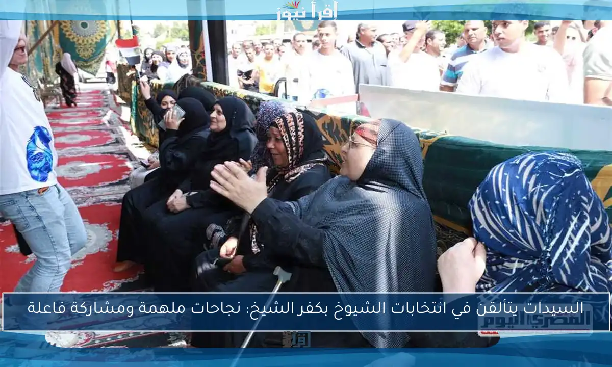 السيدات يتألقن في انتخابات الشيوخ بكفر الشيخ: نجاحات ملهمة ومشاركة فاعلة