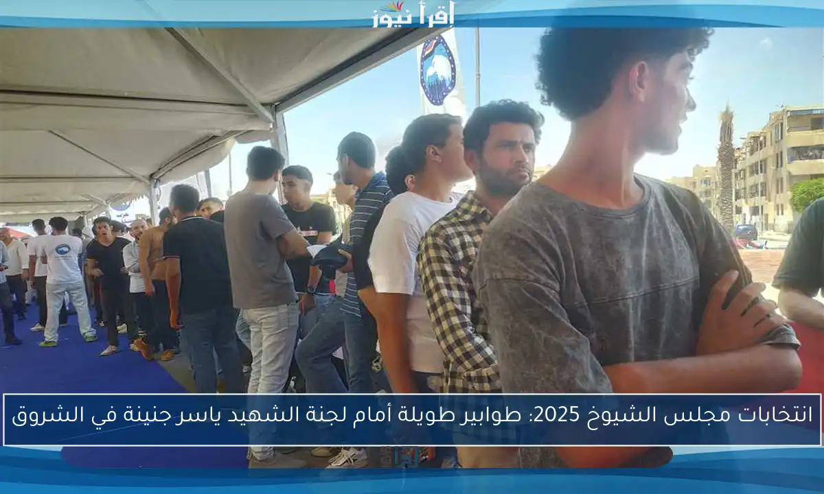 انتخابات مجلس الشيوخ 2025: طوابير طويلة أمام لجنة الشهيد ياسر جنينة في الشروق