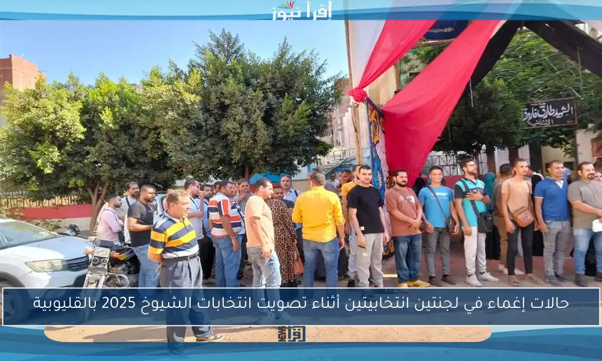 حالات إغماء في لجنتين انتخابيتين أثناء تصويت انتخابات الشيوخ 2025 بالقليوبية