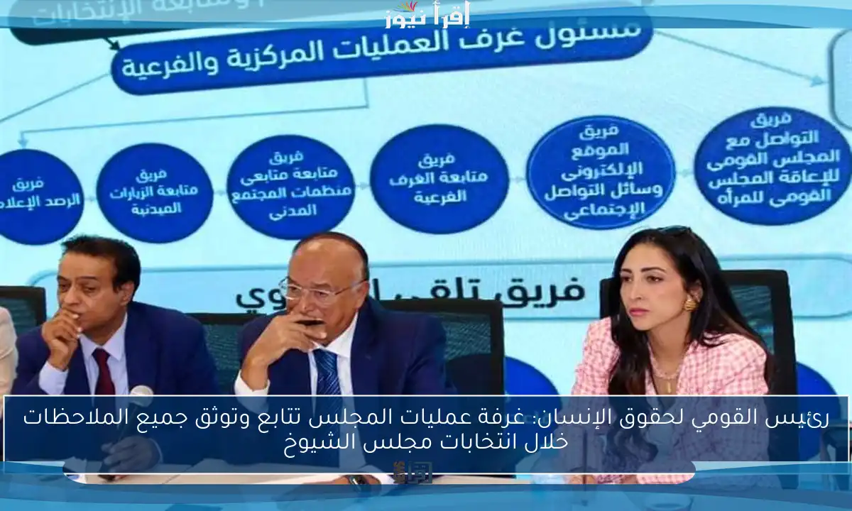 رئيس القومي لحقوق الإنسان: غرفة عمليات المجلس تتابع وتوثق جميع الملاحظات خلال انتخابات مجلس الشيوخ