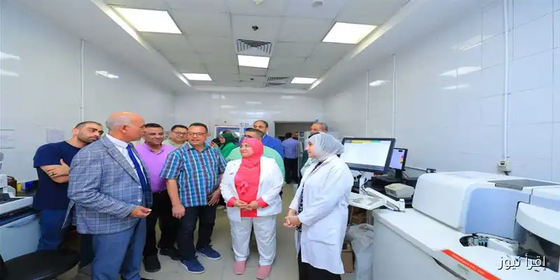 رئيس جامعة كفر الشيخ يزور المستشفى الجامعي لمتابعة خدمات الرعاية الصحية المقدمة للمرضى