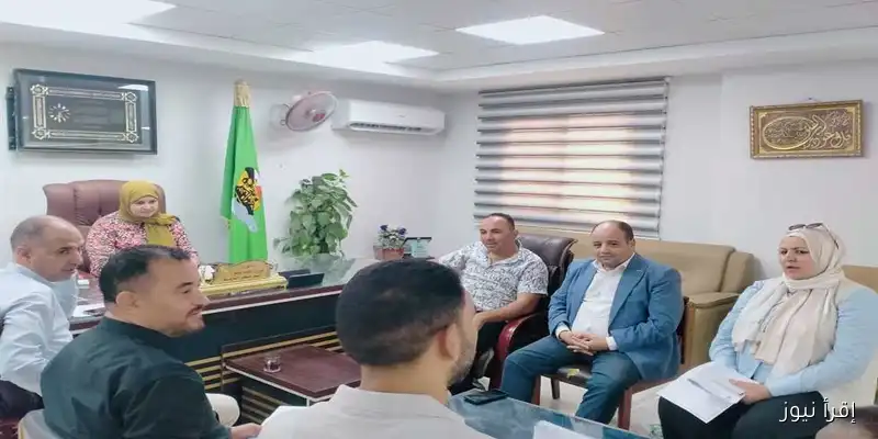 رئيسة مركز أبشواي بالفيوم ترأس لجنة تقسيم المناطق السكنية وفقًا للقانون الجديد