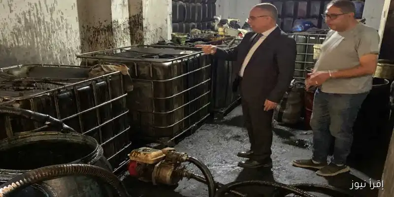 ضبط 7000 لتر من زيوت السيارات المستعملة ودقيق مدعم في الدقهلية: تفاصيل العملية وأهميتها