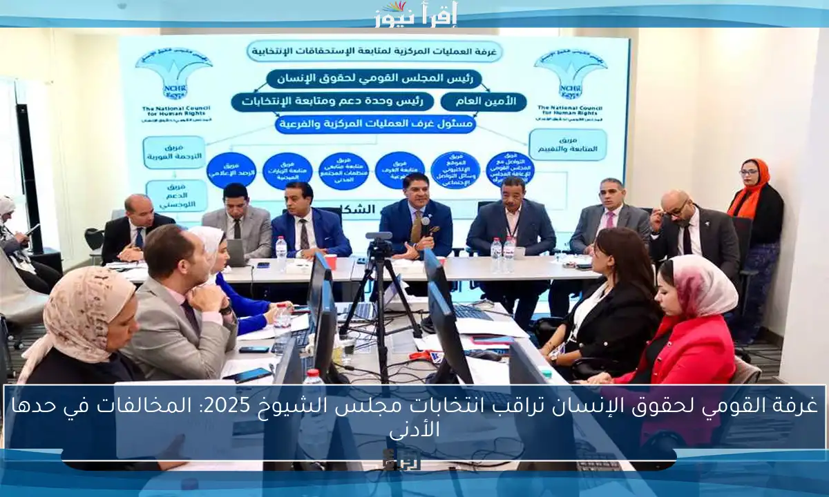 غرفة القومي لحقوق الإنسان تراقب انتخابات مجلس الشيوخ 2025: المخالفات في حدها الأدنى