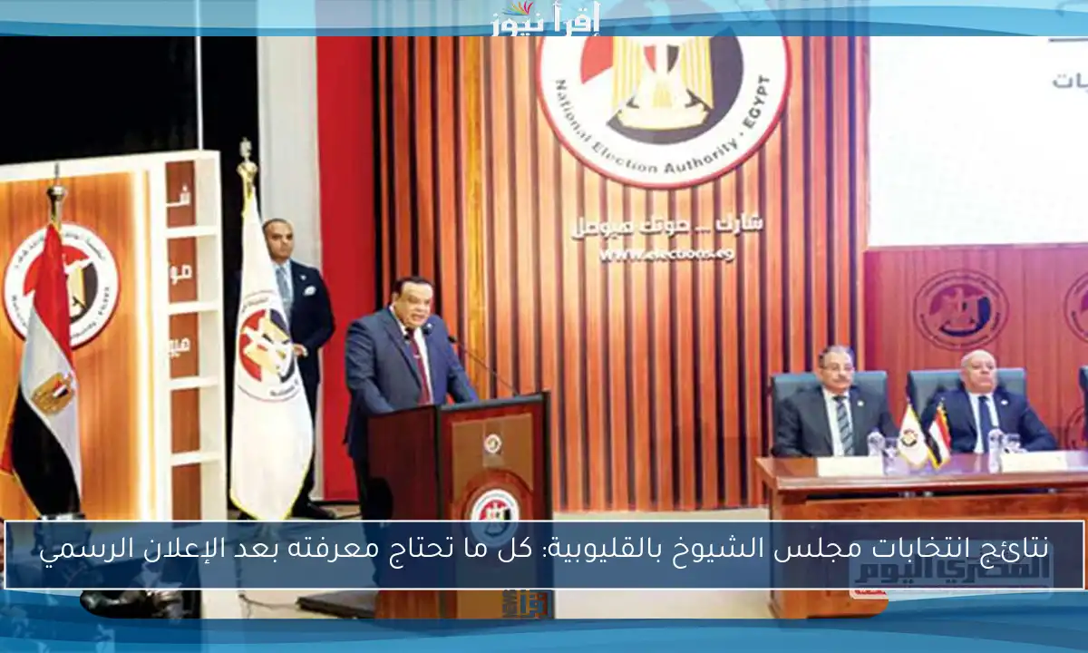 نتائج انتخابات مجلس الشيوخ بالقليوبية: كل ما تحتاج معرفته بعد الإعلان الرسمي