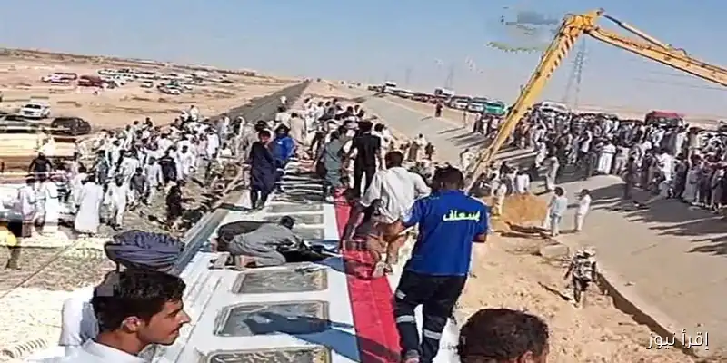 وزارة الصحة تُرسل 30 سيارة إسعاف لموقع حادث قطار مطروح لنقل المصابين وتقديم الإسعافات الأولية