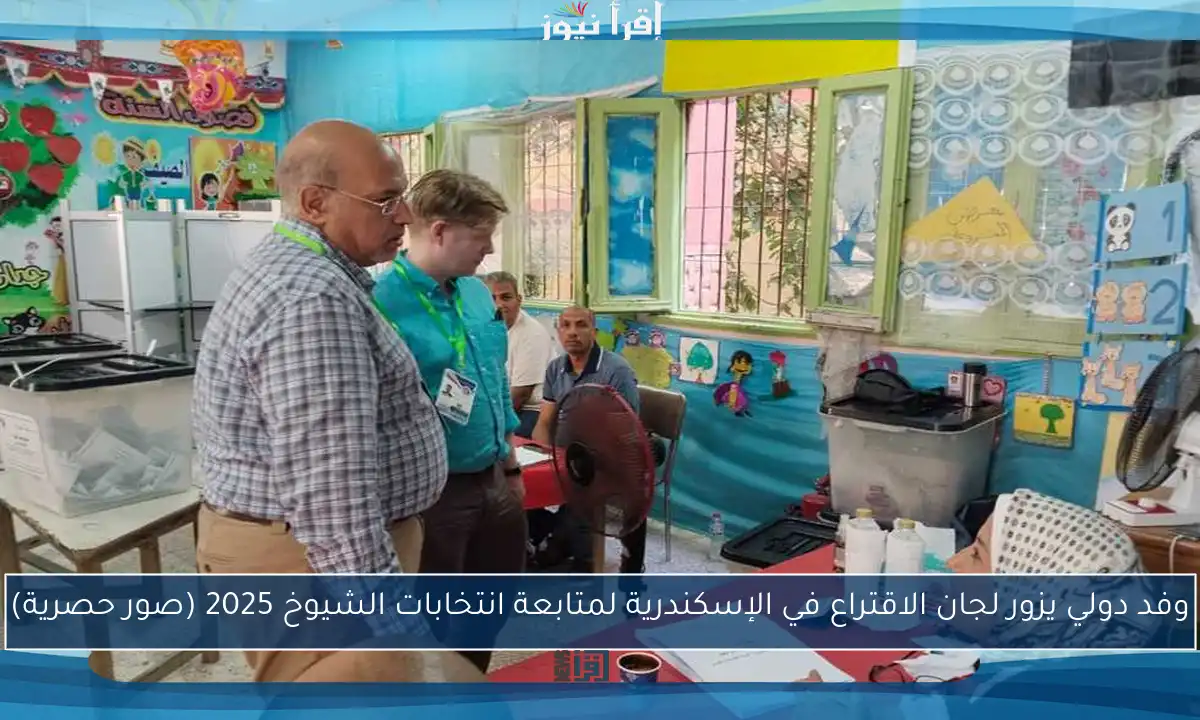 وفد دولي يزور لجان الاقتراع في الإسكندرية لمتابعة انتخابات الشيوخ 2025 (صور حصرية)