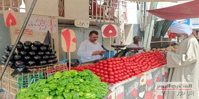 أسعار الخضار في أسوان اليوم: الطماطم تسجل ارتفاعًا ملحوظًا الأحد 7 سبتمبر 2025