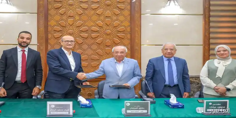 النقيب العام يوقع بروتوكول تعاون مع كلية هندسة المنصورة لتعزيز تدريب شباب المهندسين
