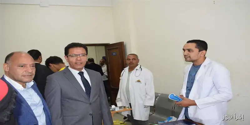 رئيس جامعة بنها يتفقد سير إجراءات الكشف الطبي للطلاب الجدد بكلية علوم الرياضة