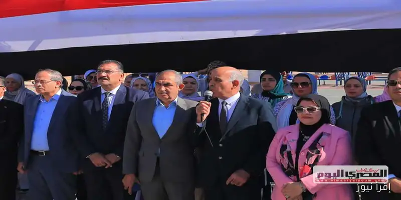 رئيس جامعة كفر الشيخ يشارك في احتفال تحية العلم بمناسبة انطلاق العام الدراسي الجديد 2025/2026