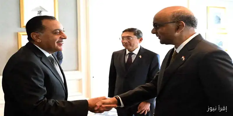 رئيس سنغافورة يزور مصر للمرة الأولى ويجتمع مع رئيس مجلس الوزراء