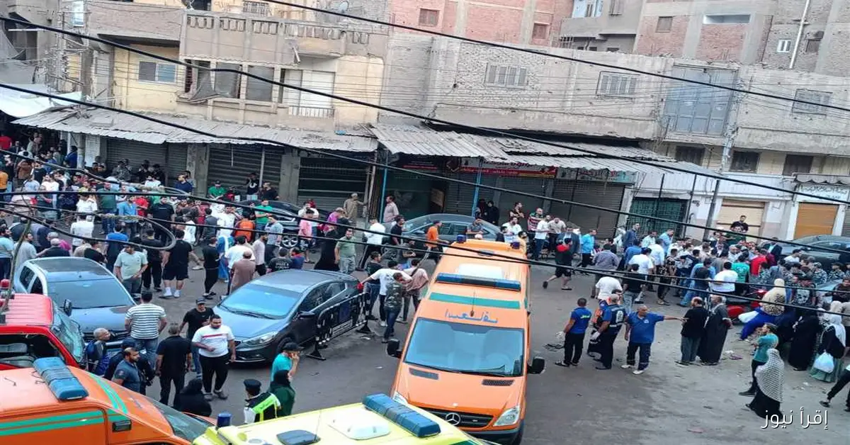 صرف مساعدات مالية فورية للأسر المتضررة من حريق مصبغة المحلة الكبرى