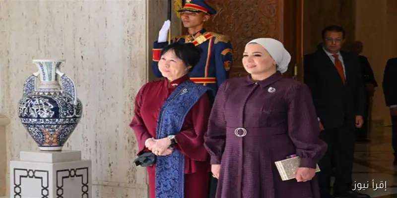 قرينة الرئيس السيسي تستقبل حرم رئيس سنغافورة في مصر: تعزيز العلاقات الثنائية بين البلدين