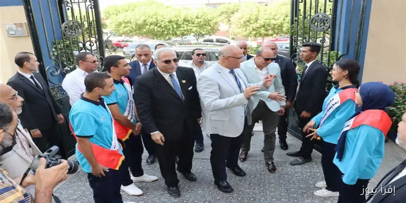 محافظ القليوبية يقوم بجولة تفقدية في مدرسة إيجيبت جولد بالعبور: تعزيز التعليم في المنطقة