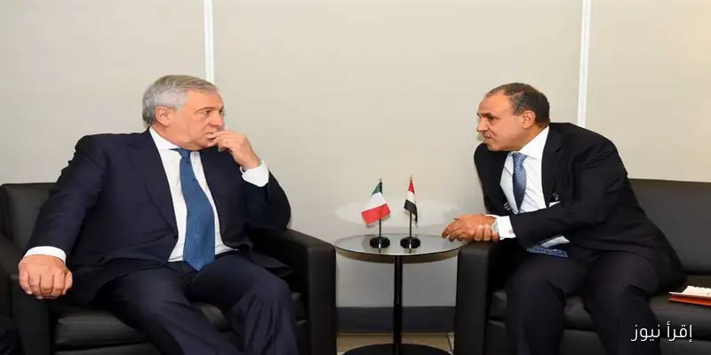 وزير الخارجية يعبر لنظيره الإيطالي عن رغبة قوية في تعزيز العلاقات الثنائية نحو آفاق جديدة